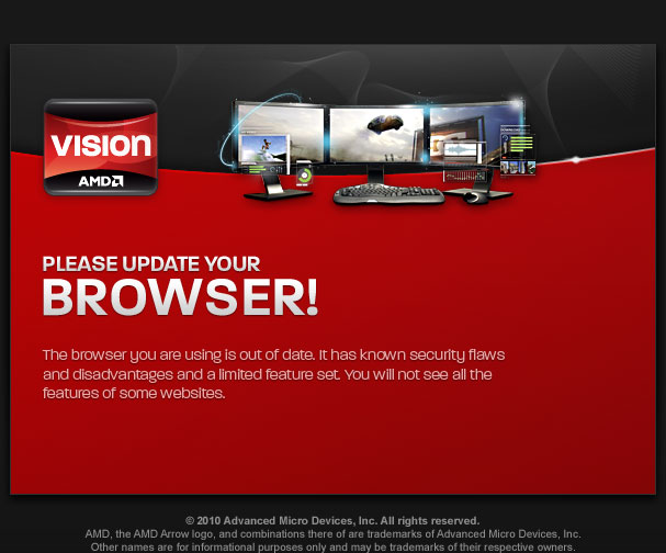 Please update your browser!